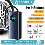 12V Car Tyre Electric Pump Wired Wireless Air Compressor Inflator Portable Car Air Pump For Cars Mot
