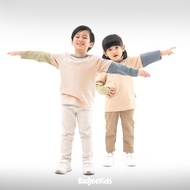 BILABDJOE Lyon Layer Children's Plain T-Shirt, Children's Long T-Shirt, 3 Color Combination, Combico