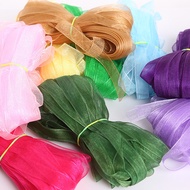 6mm 18meters Multi Colors Organza Ribbons Apparel Sewing Fabric DIY Gift Packaging Wedding Decoratio