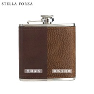 【禮物/免費客製雷雕】不鏽鋼酒壺(附漏斗)-真皮酒壺