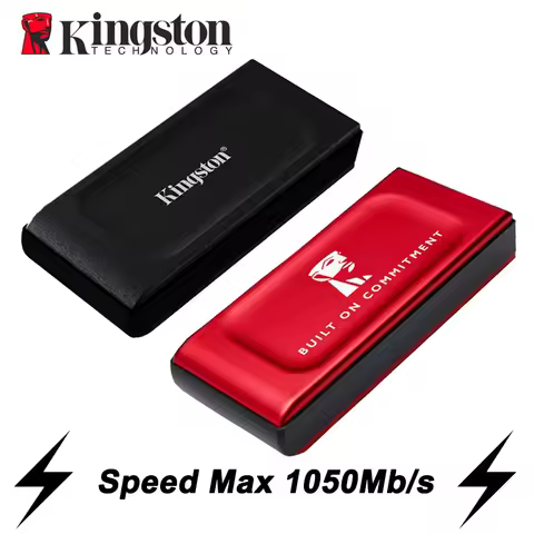 Kingston Portable SSD Solid State Drive 1TB 2TB External Hard Disk Max 1050Mb/s XS1000 USB3.2 Gen2 T