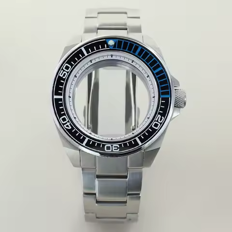 20ATM Diving Watch Case 43mm For Seiko Mod Samurai King Case Fit Nh34 Nh35 Nh36 Nh38 Nh70 Nh72 Movem