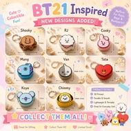 BT21 Inspired 3D Printed Keychain Clicker | Cute Fidget Toy | Clicky & Silent