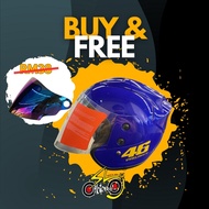 FREE VISOR RAINBOW ❗️❗️❗️LASER HELMET OZEKI (W1/46 PROJECT/MOVISTAR)