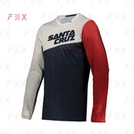 SANTA CRUZ Cycling Shirt Men's Long Sleeve Motorcycle Endurance Downhill Mountain Bike DH BMX MTB Di
