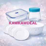 Luminarc Glass Food Container Airtight Lunch Box Microwave & Freezer Kitchen Storage Bowl Ceramic
