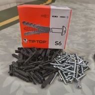 PREMIUM WALL SCREWS, NAIL SCREWS, BOLT S6 100PCS 1SET Skru Skru Stainless Steel Skru M6 Skru M8