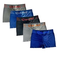 Men-pro seamless knitted boxer underwear with 4-way stretch suitable for gym goers
