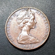 New Zealand QE II 2 Cent 1981