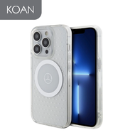 เคส BMW Star Pattern Transparent M๑g Case for iP 15 Pro / iP 15 Pro Max - White