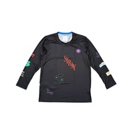 STRAY MAN ADAPTIVE TEE SPORT T-SHIRT - TOOTH LONG SLEEVE BLACK