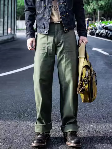 Red Tornado OG-107 Fatigue Pants Military Reproduction Heritage Style Men's Casual Trousers