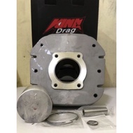 Y125 block 57mm RACING BLOCK Y125Z Y125ZR KING DRAG TAIKOM SCK RED LEO