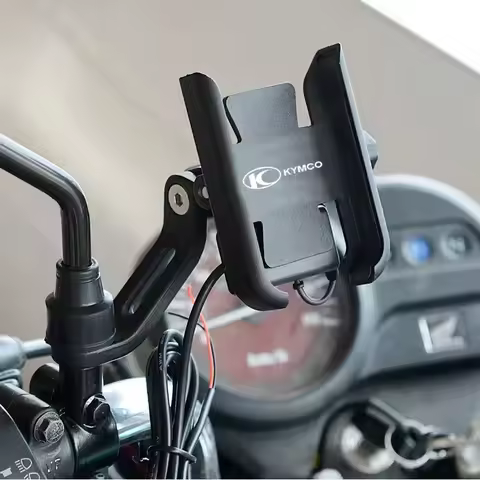 For KYMCO AK550 XCITING 250 300 350 400 400S 500 DownTown 125 300i Motorcycle Handlebar Mobile Phone