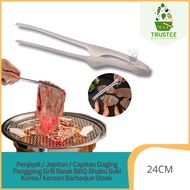 Tongs Tongs/ Grill Meat Tongs Steak BBQ Shabu Suki Korea Korean Barbecue Steak Tongs Stainless Steel