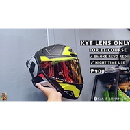 KYT TTC SMOKE REVO RED LENS (LENS ONLY)