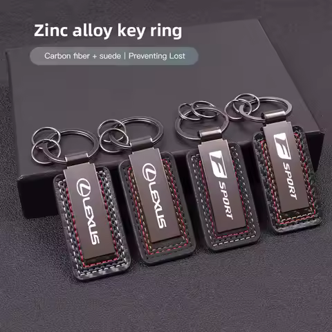 Car Stickers Lexus Logo Zinc Alloy Key Chain Car Personalized Keychain For Lexus FSPORT LBX NX RX 35