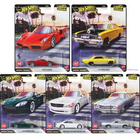 Hot Wheels Boulevard GJT68-J Enzo Ferrari Mercedes 560 AMG Aston Martin DBS Super Nova Set 1:64 Adul