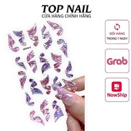 5D nail decoration stickers, 5D nail stickers
