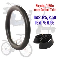 Bicycle Inner Tube 16x2.50 16x2.125 16x1.95 16x1.75 Inner Rubber Tube Tayar Tiub Basikal