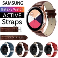 Samsung Galaxy Watch 4 classic Active 2 44mm 40mm crocodile Pattern Leather Strap Gear S3 S2 Sport 46mm 42mm classic Straps