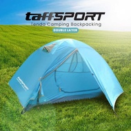 TENDA TaffSPORT Camping Tent Backpacking Outdoor Tent Double Layer 2 Person