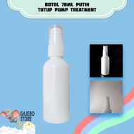 60ML WHITE PLASTIC BOTTLE PUMP TREATMENT N18 60ML WHITE TREATMENT BOTTLE REFILLABLE BOTTLE