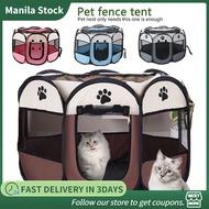 S/L/XL Portable Folding Pet Tent Dog House Octagonal Cage For Cat Tent Playpen Puppy Kennel Easy Operation Fence Outdoor Big Dogs House