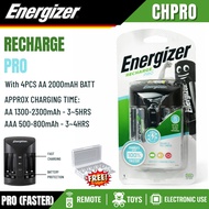 ORIGINAL ENERGIZER RECHARGEABLE POWERPLUS 2000MAH / 700MAH BATTERY 2AA / 4AA / PRO CHARGER & BATTERY