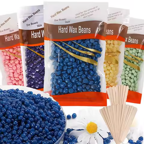 400g/50g Hard Wax Beans for Hair Removal Body European Brazilian Pearl for Wax Warmer Waxing Beans f