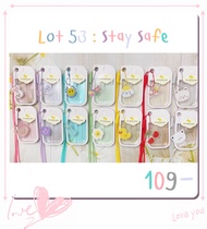 Lot53/3: สีแดง , สีเทา : 🍋สเปรย์แอลกอฮอล์แบบมีรูคล้องคอ 🌈ขวดเปิดเติมได้