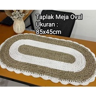 Sl Woven Ova Tablecloth 80x40cm