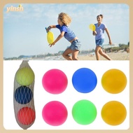 YINSH 3PCS หลากสี ของเล่นตกแต่งสำหรับเด็ก การฝึกออกกำลังกาย ลูกบอลชายหาดลูกบอล เกมกีฬากีฬา ปิงปองเทเบิ้ลเทนนิส การฝึกคริกเก็ต
