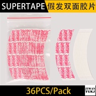 ZTWANYUKJ C Shape White SUPERTAPE Tape Lace Front Tape for Wig Adhesive Toupee Tape 4 Weeks Lasting