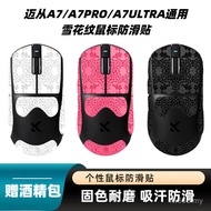 Popular Applicable From A7/A7PRO/A7ULTRA Universal Snow Pattern Mouse Anti-slip Sticker From A7 Snow