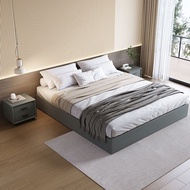 Bed Without Headboard Tatami Bed Storage Bed Solid Wood Bed Frame Single/Queen/King Bed Frame Queen/