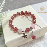 Feng Shui Stone Bracelet 17 Pieces An Phuc Gems Mix Charm Titanium Stainless Steel