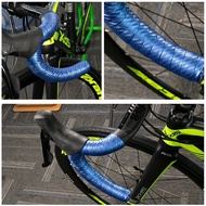 1 Pair Handle Bar Tape Road Bike Drop Bar Tape for Fixie with Bar Plugs Carbon Fiber Non-Slip Belt