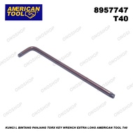 Torx Key Wrench Extra Long American Tool T40 Torx Wrench
