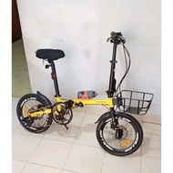 Front block folding bicycle basket. Folding bicycle front rack