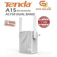Tenda A15 AC750 Wi-Fi Dual Band Range Extender - Wireless Repeater Range Extender Booster