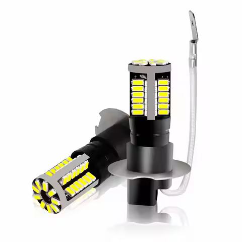 P2MAX High Brightness LED Car Fog Lights Bulbs DRL H3 H1 880 H27 6000K White for Car Headlight Fogla