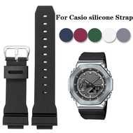 For G-Shock GM-2100 GM-S2100 GA-2100 GA-2100 Watch Strap accessories GM-5600/GA5600 DW6900 silicone 