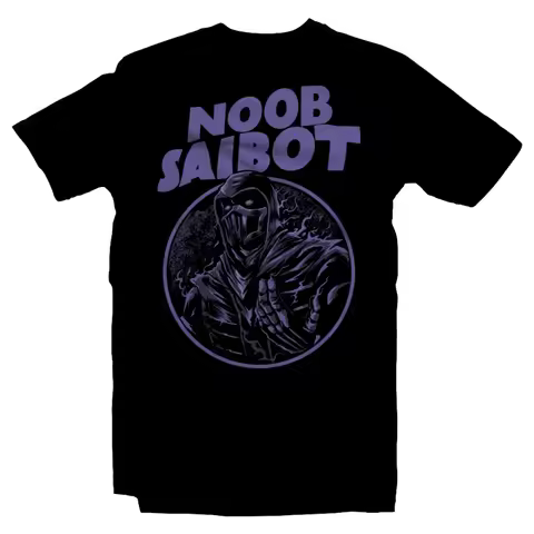 Noob Saibot Vintage 90's Mortal Kombat Gift tee for gamer 100% cotton printed Men's Short Sleeve Gra