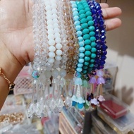 Czech crystal prayer beads, luxury prayer beads/ souvenir prayer beads