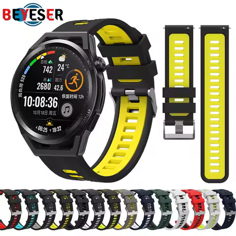 Silicone Strap For HUAWEI GT Runner/GT 3 46MM GT3 42/GT2 Pro Smartwatch Sport Band For HUAWEI WATCH 