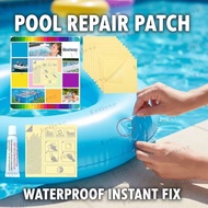 10pcs Pool Patch Repair Kit Waterproof Sticker for Bestway Inflatables Airbed Salbabida Panakip