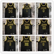 [Hot pressed]Los Angeles Lakers basketball Jersey with LOGO Vest Kobe James Davis Kuzma