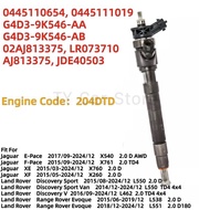 New 0445110654 G4D3-9K546-AA For Jaguar Land Rover Discovery Sport 2.0D 204DTD Diesel Fuel Injector 