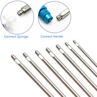 Liposuction Cannula Two Holes Stainless Steel Fat Harvesting Cannula Transfer Needle for Stem Cells 